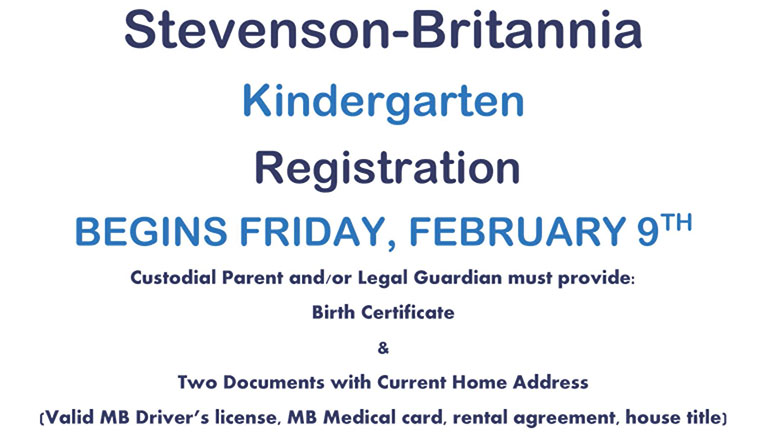 Kindergarten In-Catchment Registration