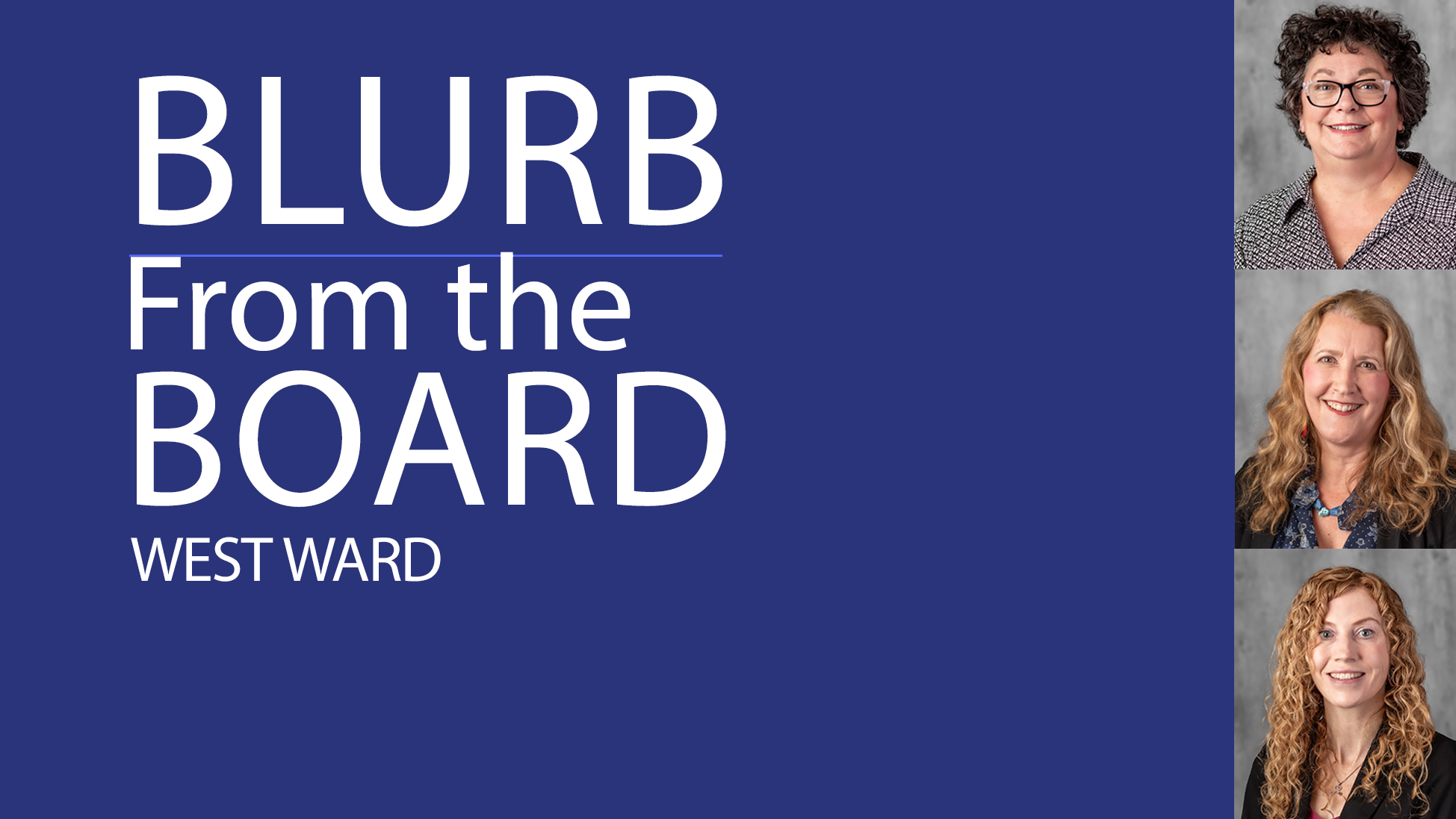 Blurb from the Board