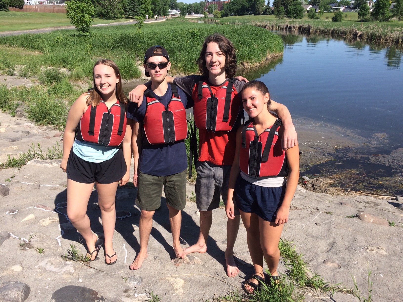 Group picture by the Creek.JPG