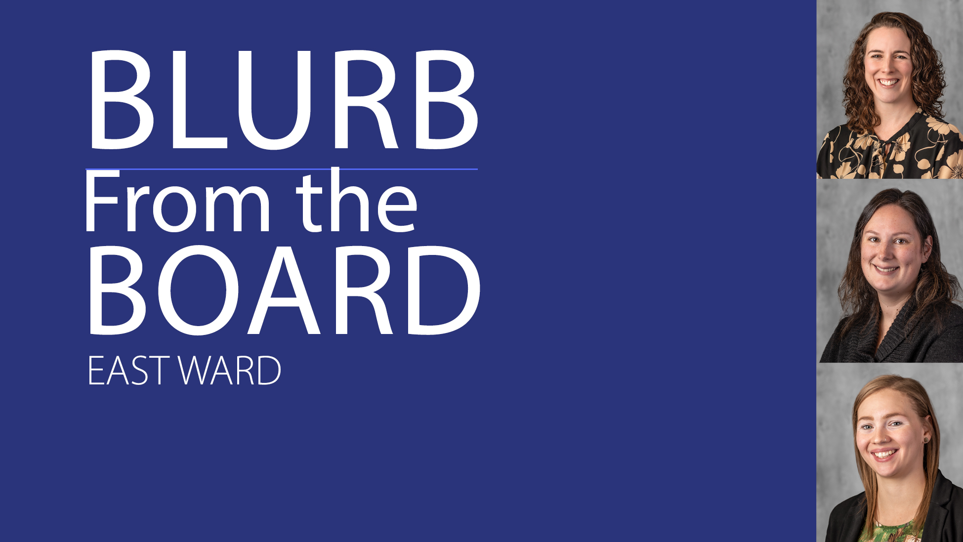 Blurb from the Board