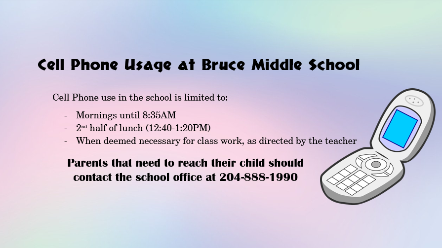Cell Phone Usage at Bruce Middle School