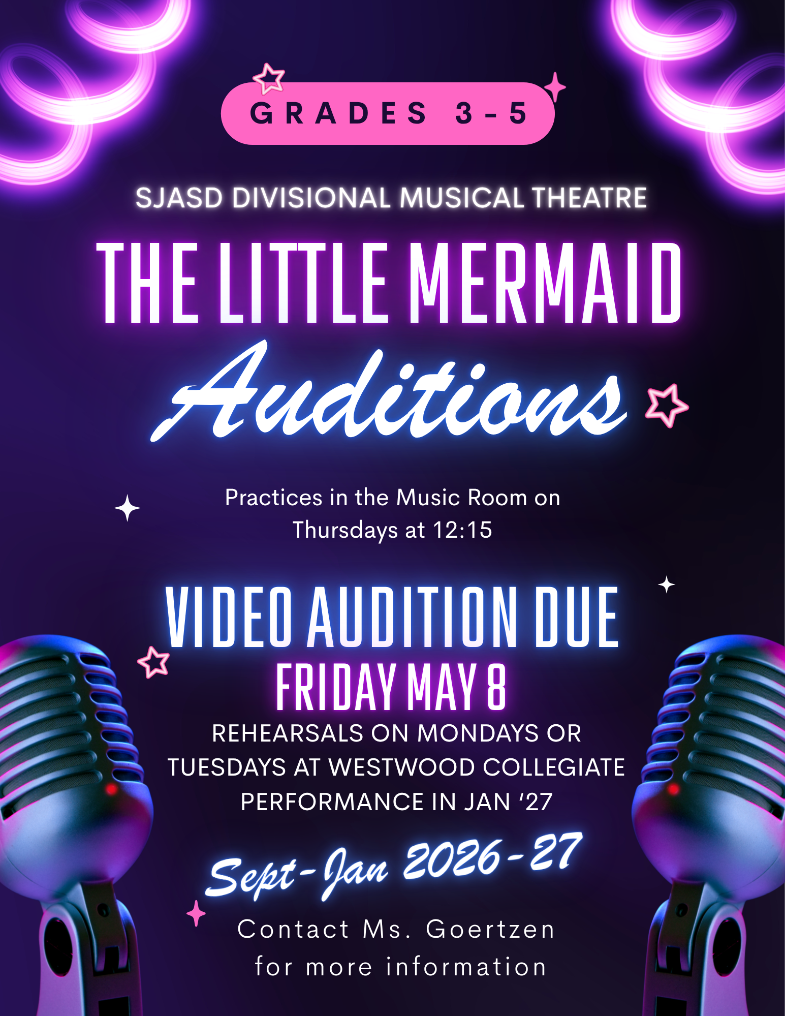 SJASD Divisional Musical Theatre 