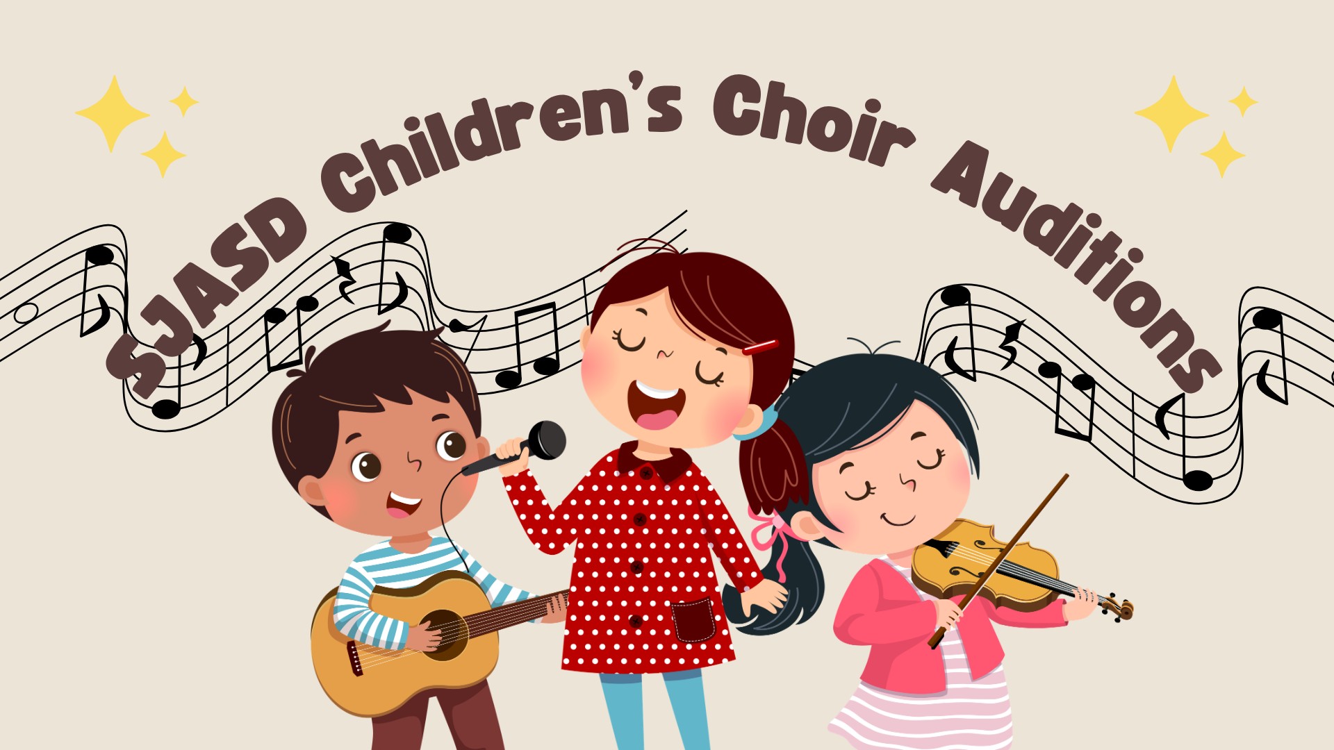 SJASD Children's Divisional Choir Auditions