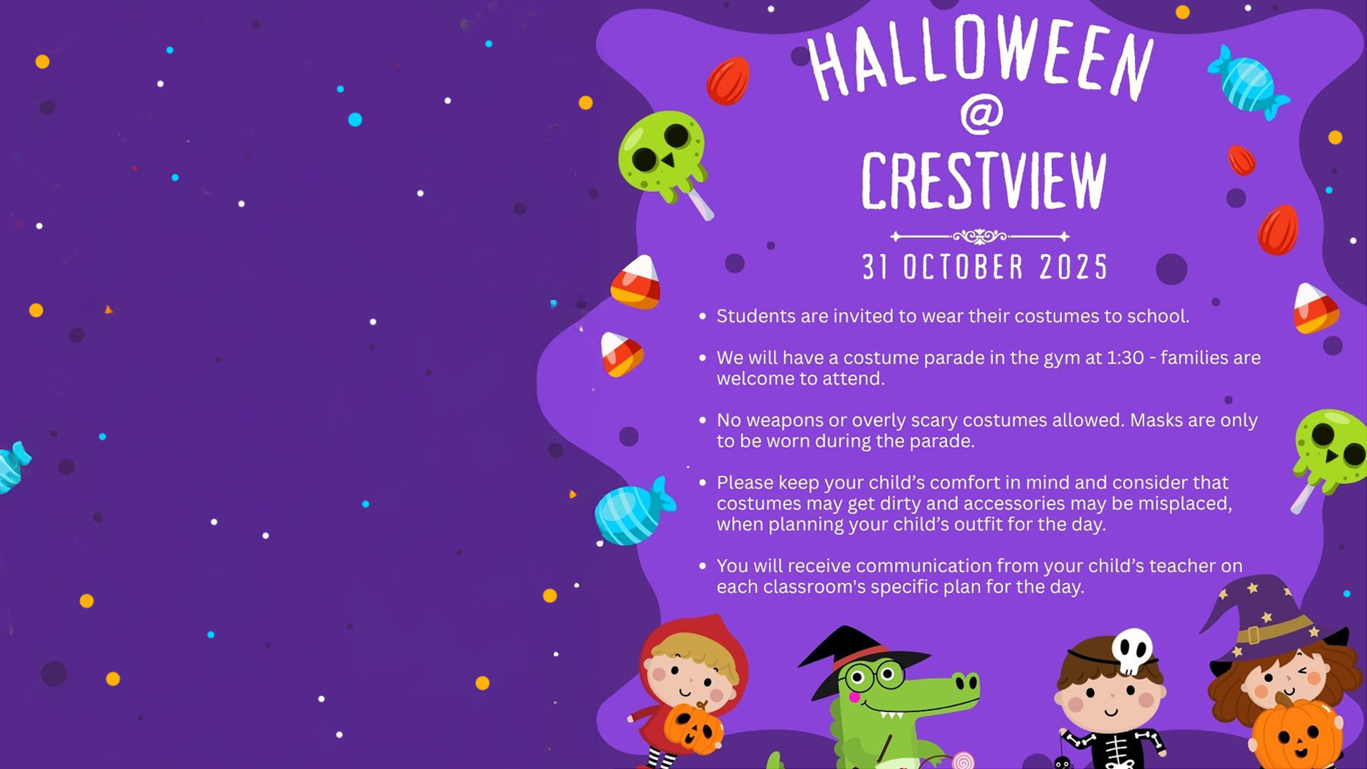 Halloween At Crestview Oct 31st