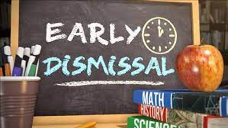 Early Dismissal Days for the 2024-2025 School Year