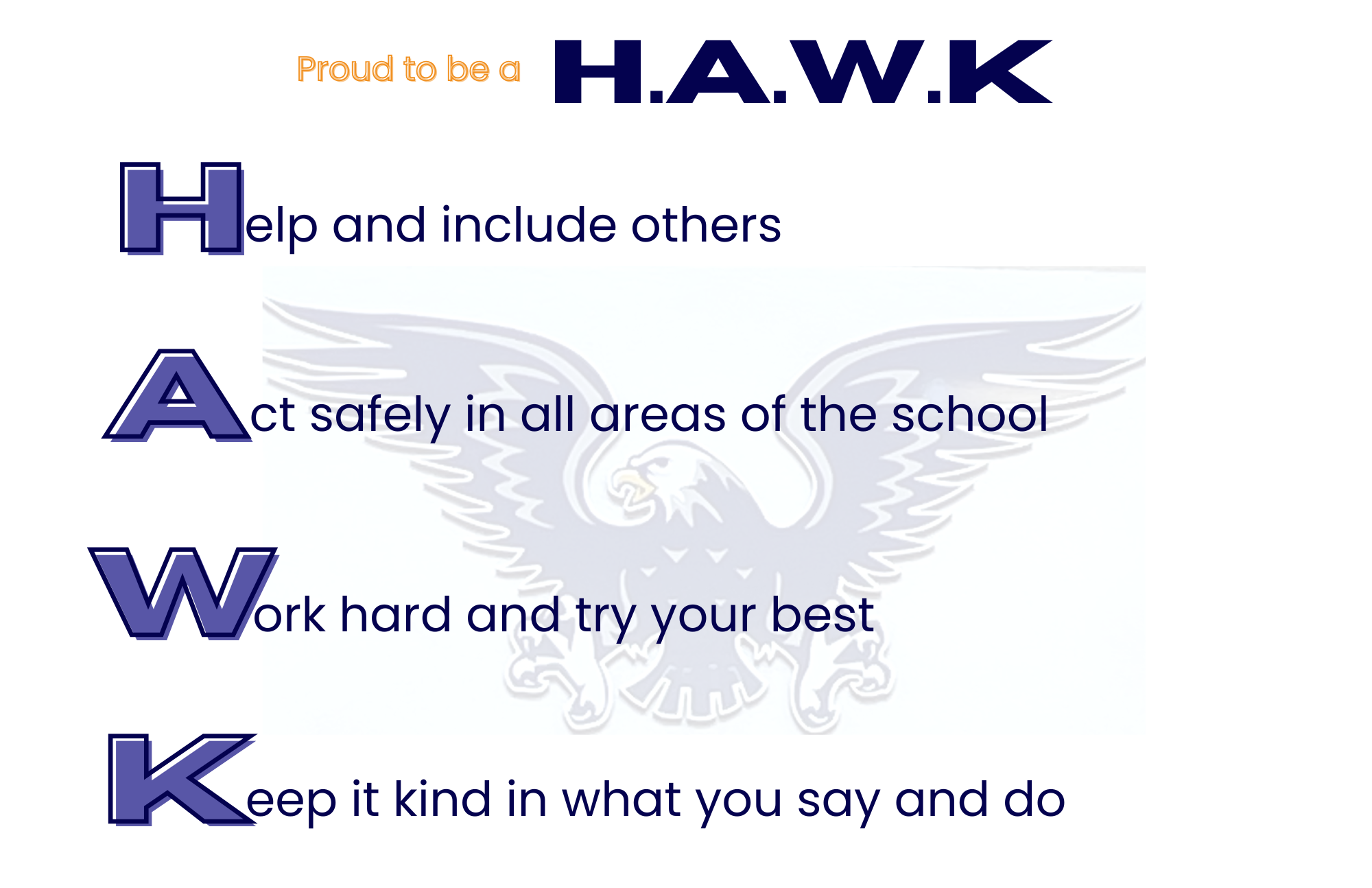 Proud to be a Hawk!
