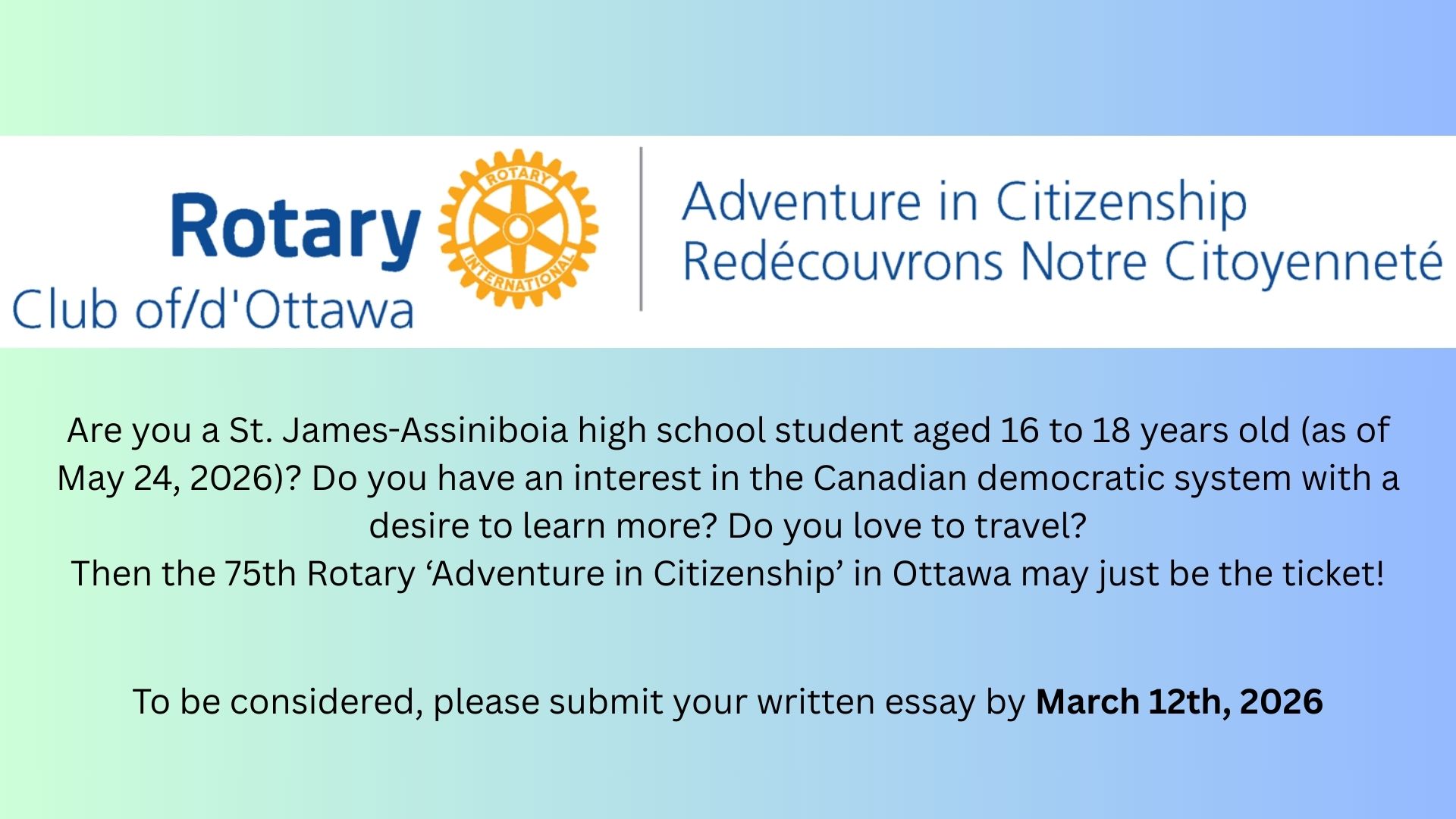 Adventure in Citizenship