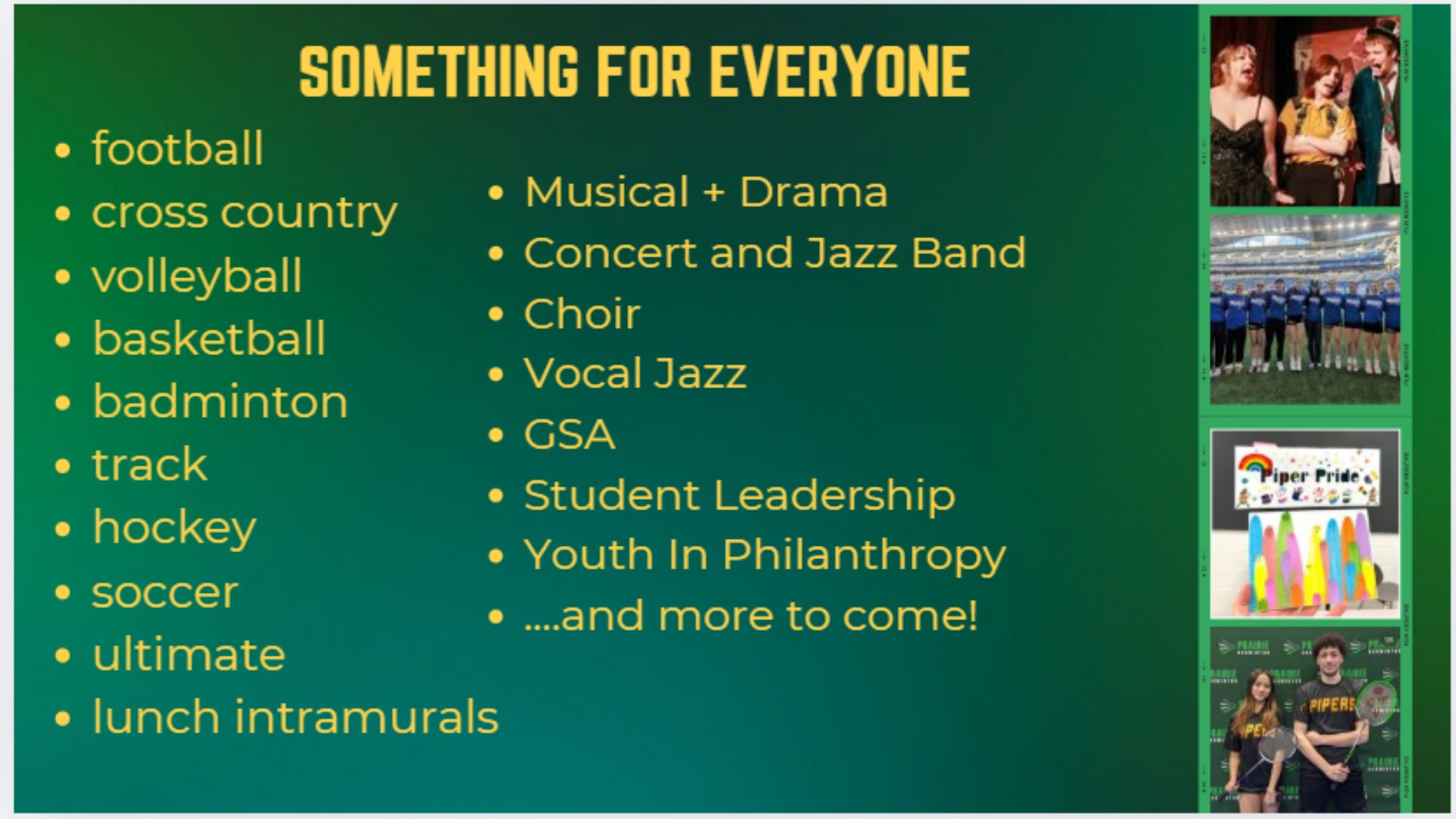 Something For Everyone!