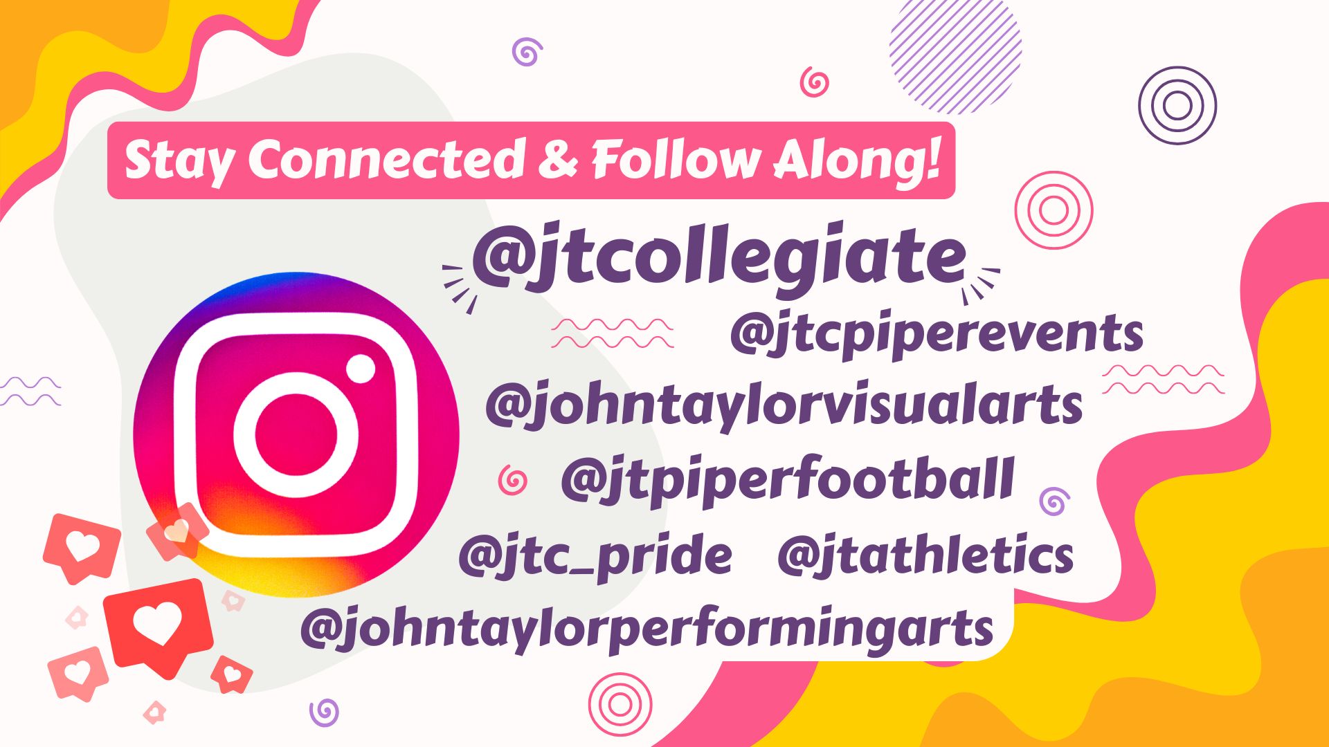 Stay Connected & Follow Along!