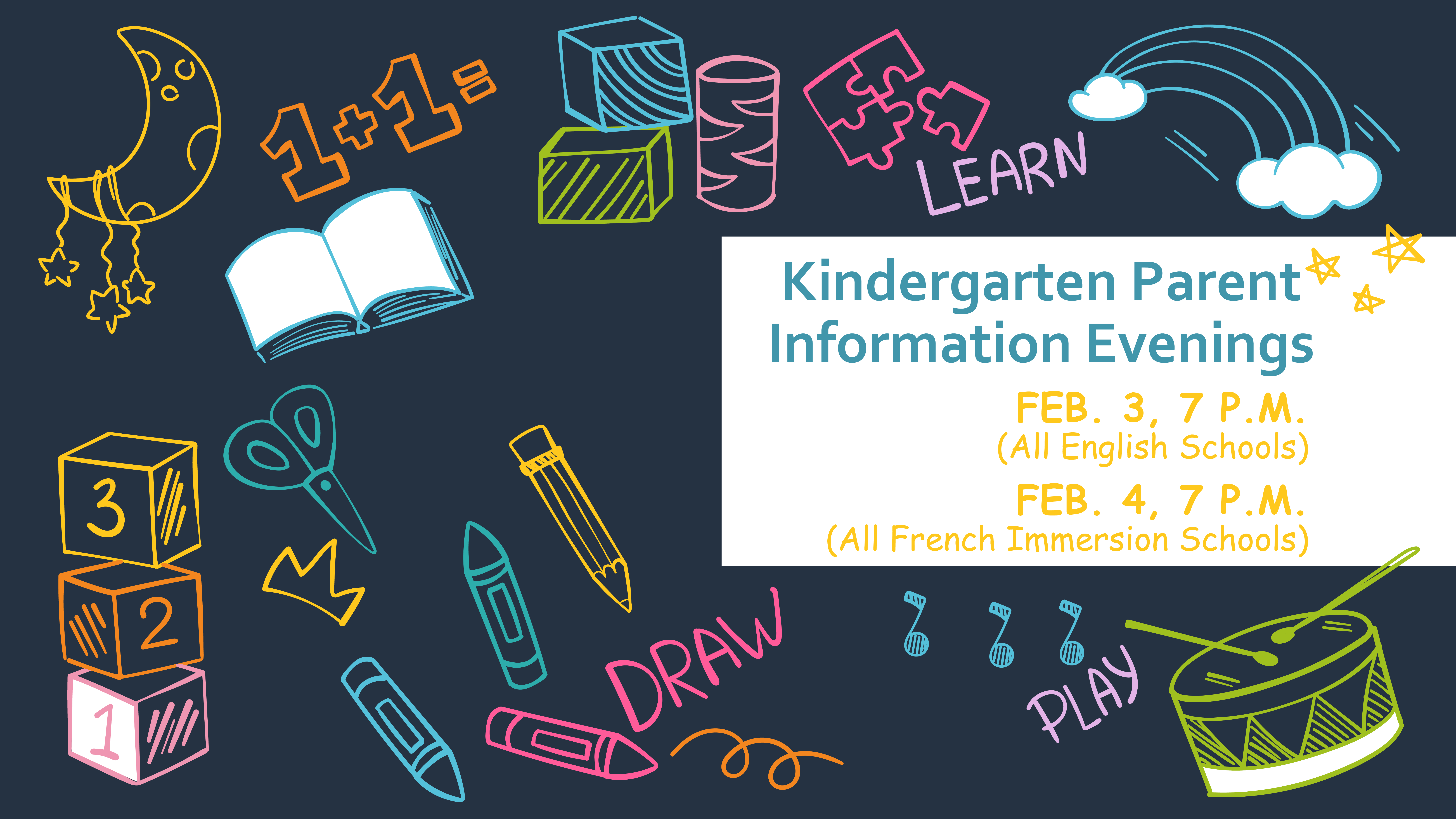 Attend Kindergarten Parent Info Sessions