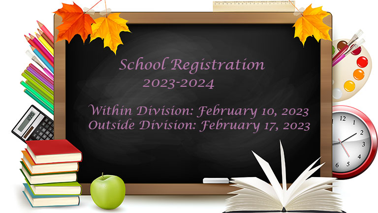 Registration for 2023-2024