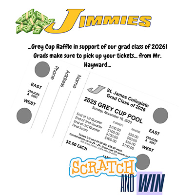 Grad 2026 Grey Cup Pool Fundraiser