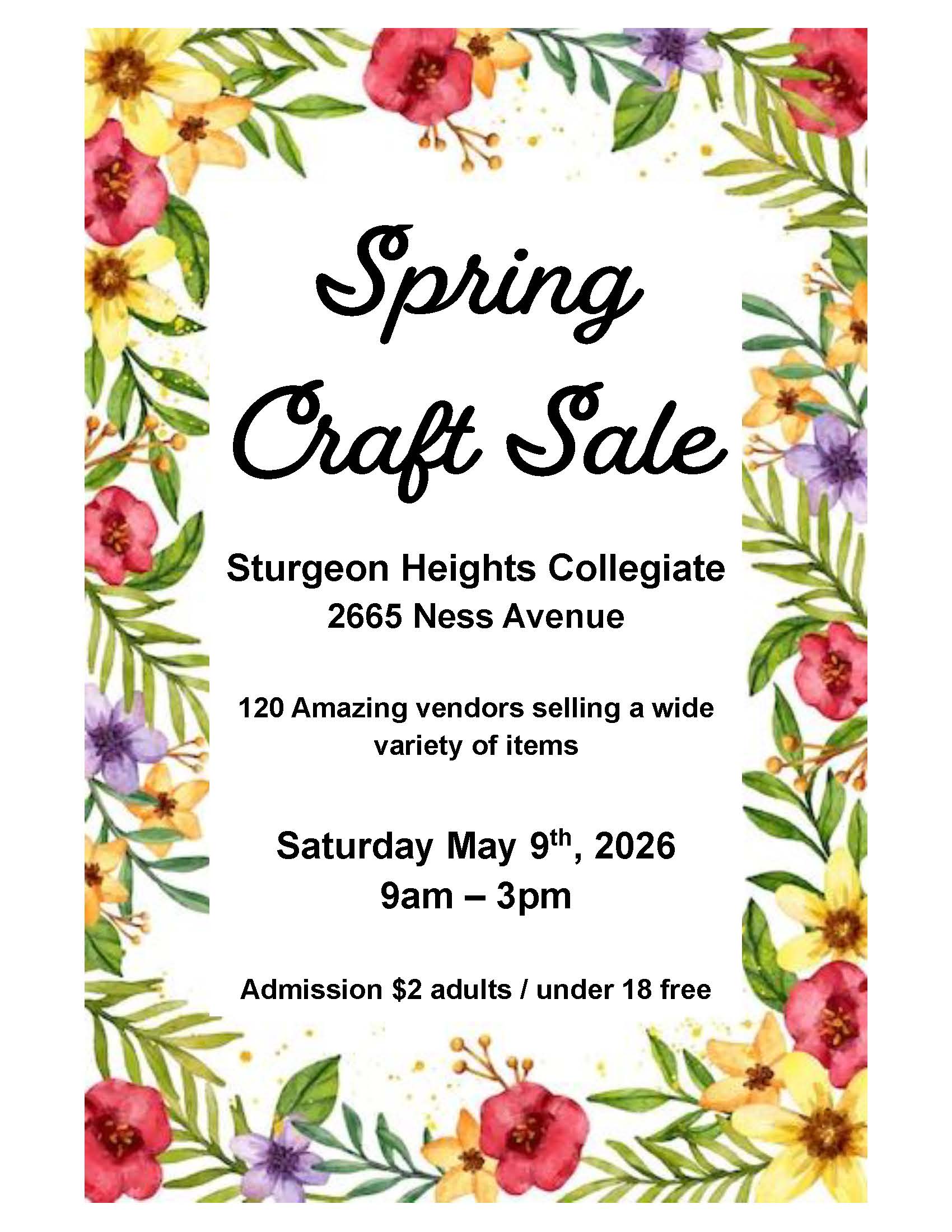 Spring Craft Sale