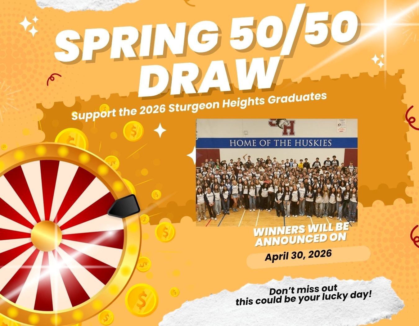 CSHC Safe Grad 50/50 Raffle 